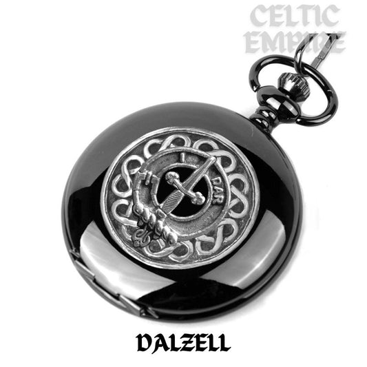Dalzell Scottish Family Clan Crest Pocket Watch