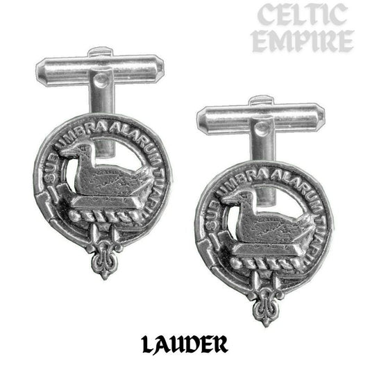 Lauder Scottish Family Clan Crest Cufflinks
