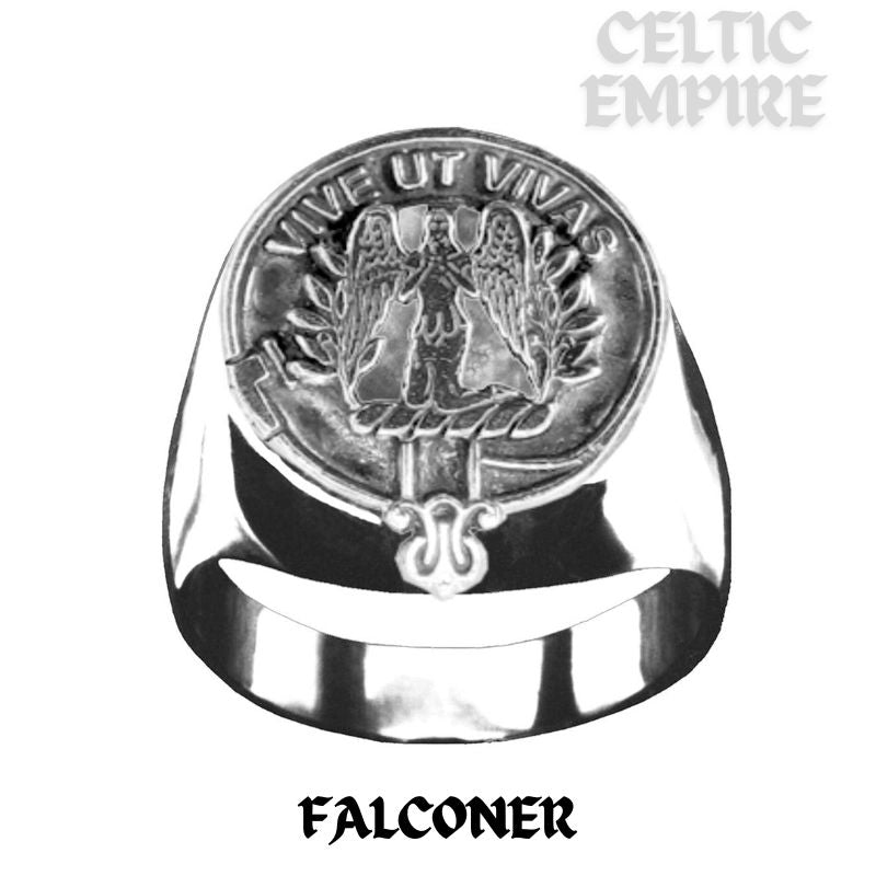 Falconer Scottish Family Clan Crest Ring