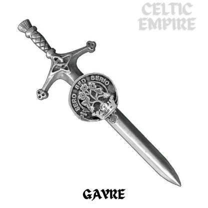 Gayre Family Clan Crest Kilt Pin, Scottish Pin