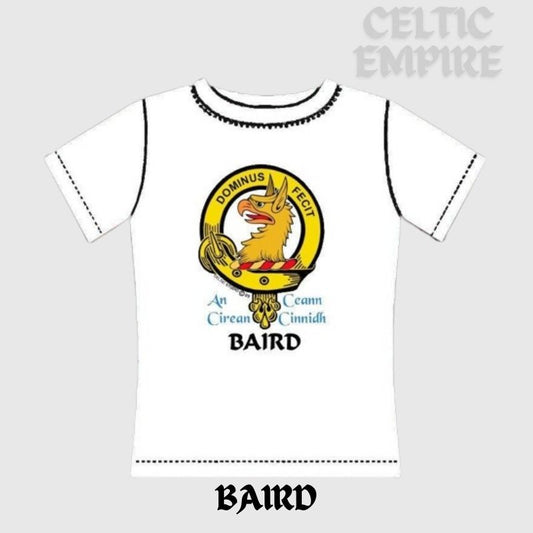 Baird Scottish Family Clan Crest Full T-Shirt, Family Crest Shirt