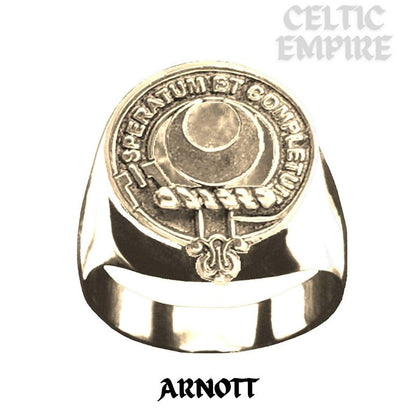 Arnott Scottish Family Clan Crest Ring