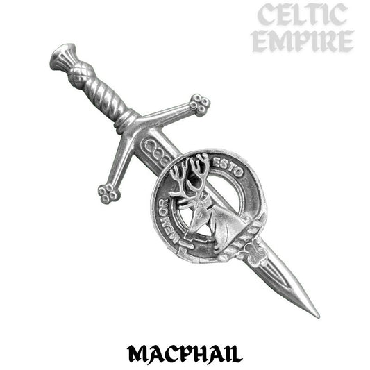 MacPhail Scottish Small Family Clan Kilt Pin