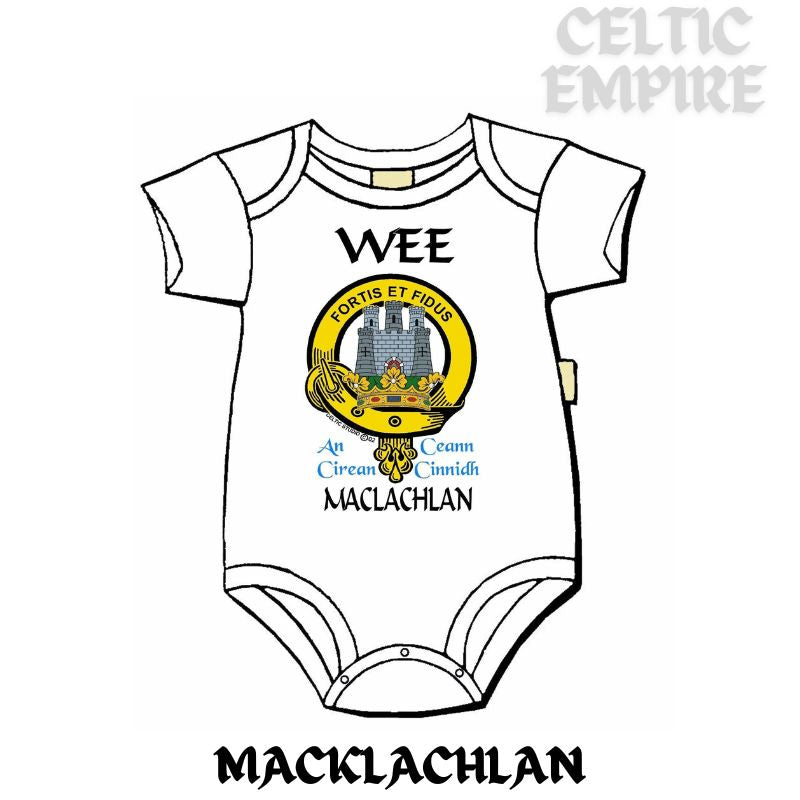 MacLachlan Scottish Family Clan Crest Baby Jumper