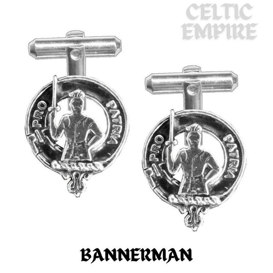 Bannerman Scottish Family Clan Crest Cufflinks