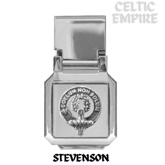 Stevenson Scottish Family Clan Crest Money Clip