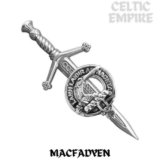 MacFadden Scottish Small Family Clan Kilt Pin