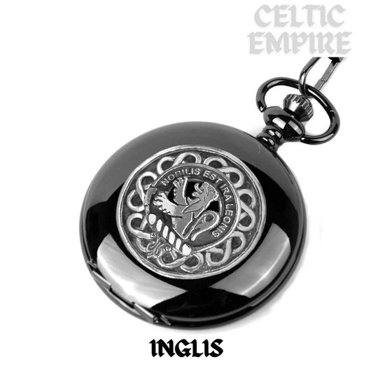 Inglis Scottish Family Clan Crest Pocket Watch