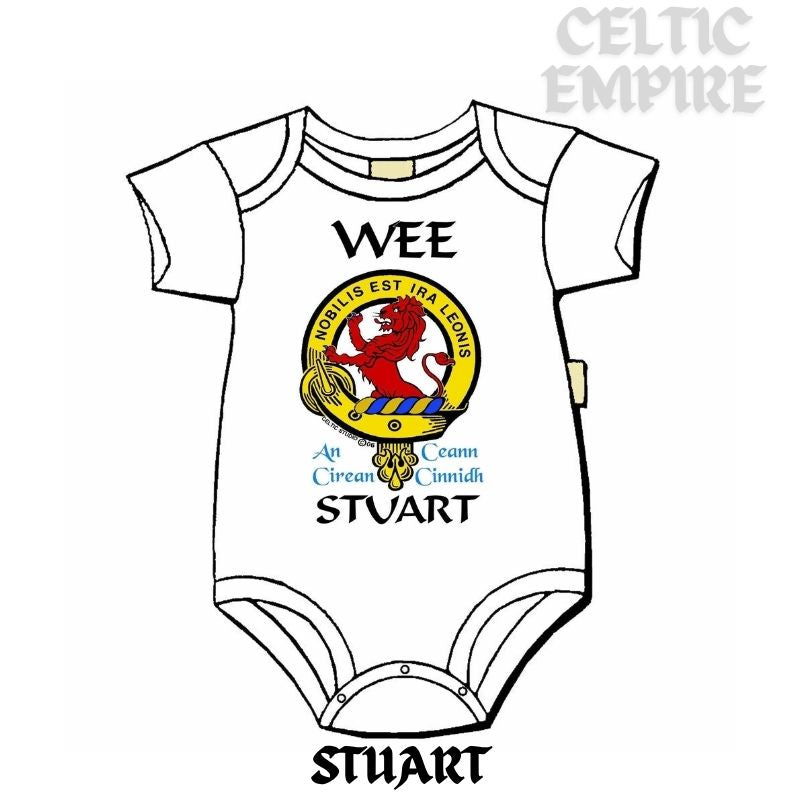 Stuart Scottish Family Clan Crest Baby Jumper