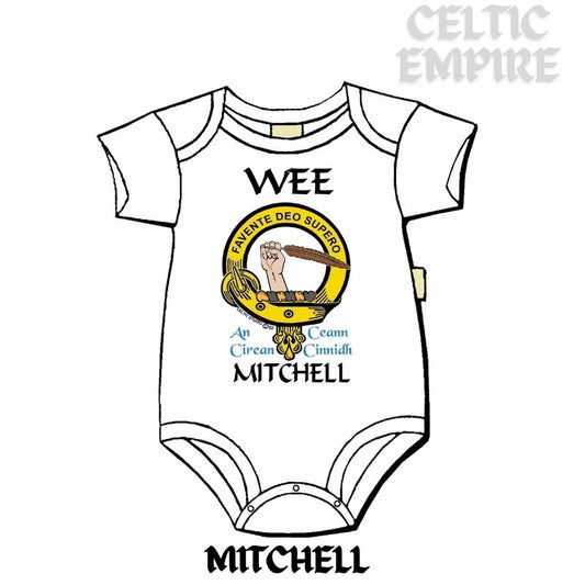 Mitchell Scottish Family Clan Crest Baby Jumper