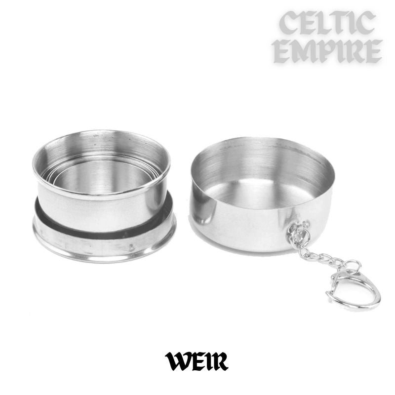 Weir Scottish Family ClanCrest Folding Cup Key Chain