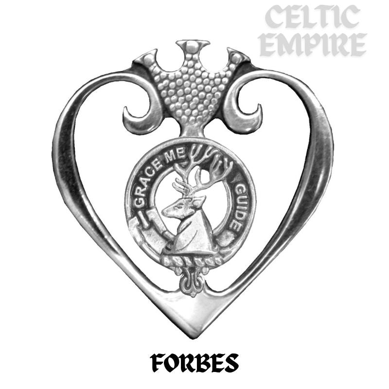 Forbes Family Clan Crest Luckenbooth Brooch or Pendant