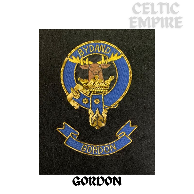 Gordon Scottish Family Clan Embroidered Crest