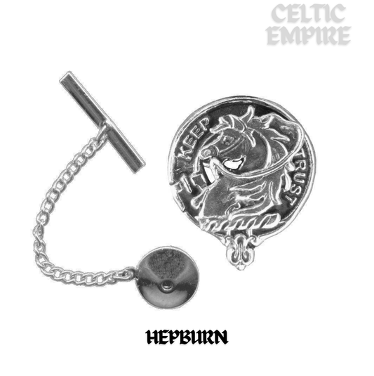 Hepburn Family Clan Crest Scottish Tie Tack/ Lapel Pin