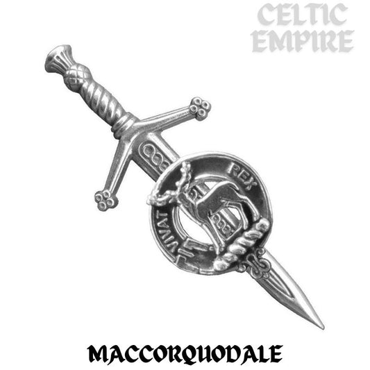 MacCorquodale Scottish Small Family Clan Kilt Pin