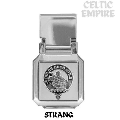 Strang Scottish Family Clan Crest Money Clip