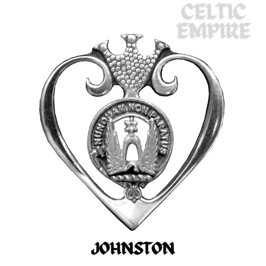 Johnston Family Clan Crest Luckenbooth Brooch or Pendant