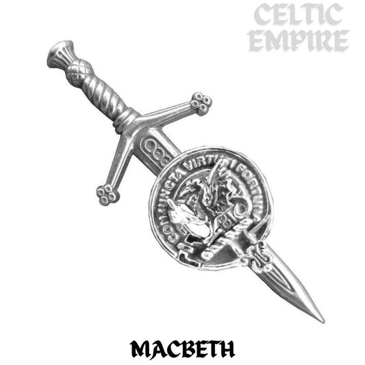 MacBeth Scottish Small Family Clan Kilt Pin