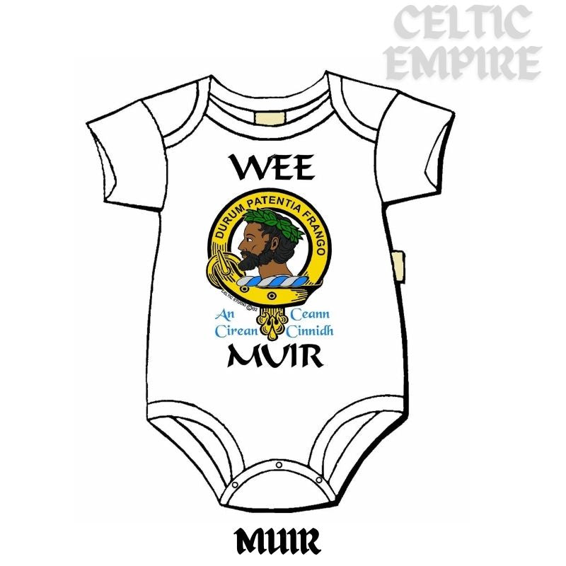 Muir Scottish Family Clan Crest Baby Jumper