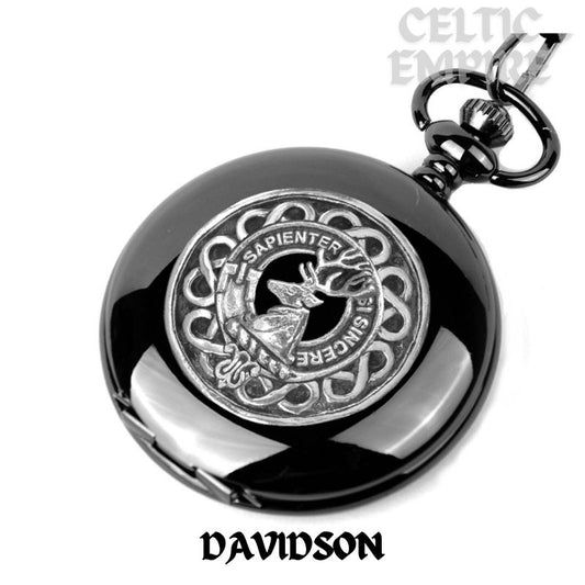 Davidson Scottish Family Clan Crest Pocket Watch