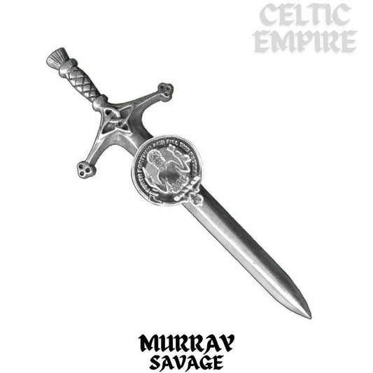 Murray (Savage) Family Clan Crest Kilt Pin, Scottish Pin