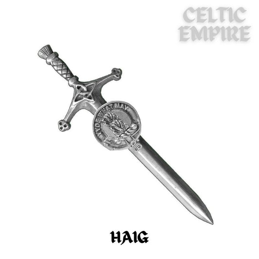 Haig Family Clan Crest Kilt Pin, Scottish Pin