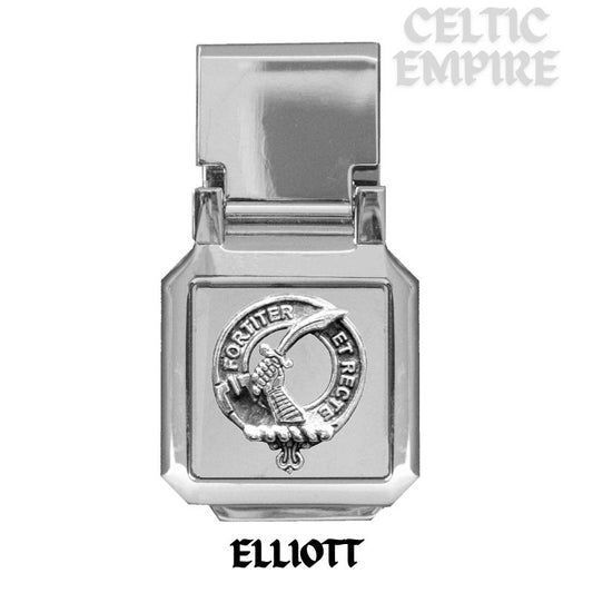 Elliott Scottish Family Clan Crest Money Clip
