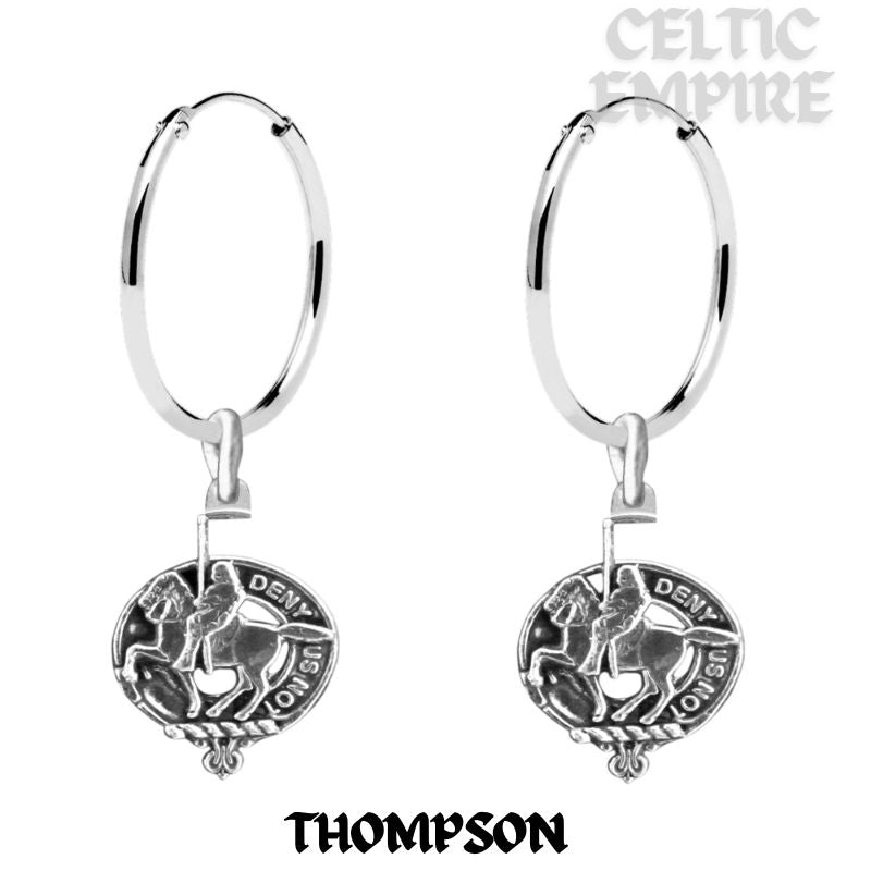 Thompson Family Clan Crest Earrings