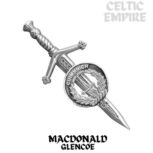 MacDonald Glencoe Scottish Small Family Clan Kilt Pin