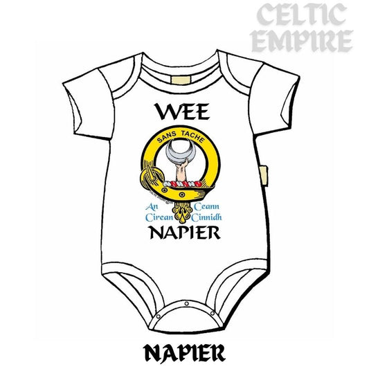 Napier Scottish Family Clan Crest Baby Jumper
