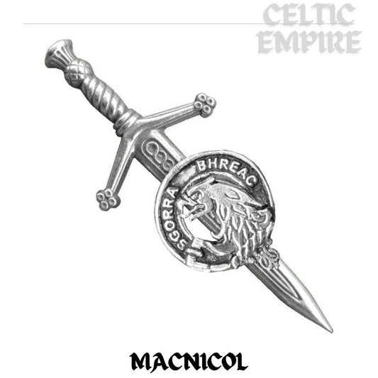MacNicol Scottish Small Family Clan Kilt Pin
