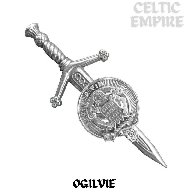 Ogilvie Scottish Small Family Clan Kilt Pin