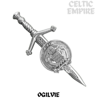 Ogilvie Scottish Small Family Clan Kilt Pin
