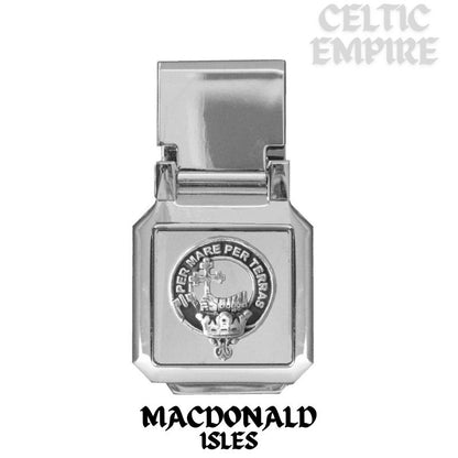 MacDonald (Isles) Scottish Family Clan Crest Money Clip