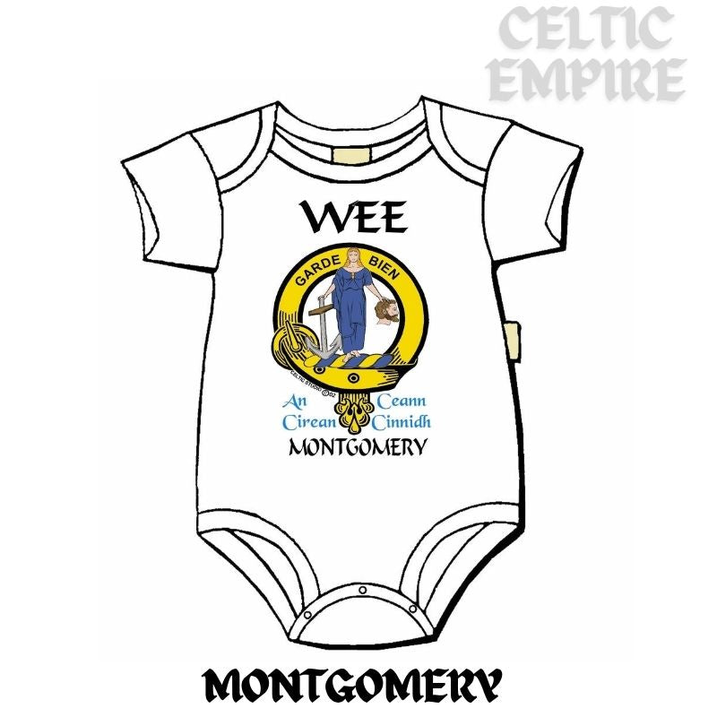 Montgomery Scottish Family Clan Crest Baby Jumper