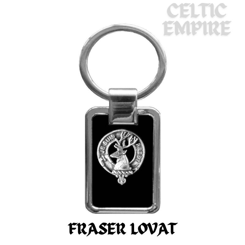 Fraser Lovat Family Clan Stainless Steel Key Ring