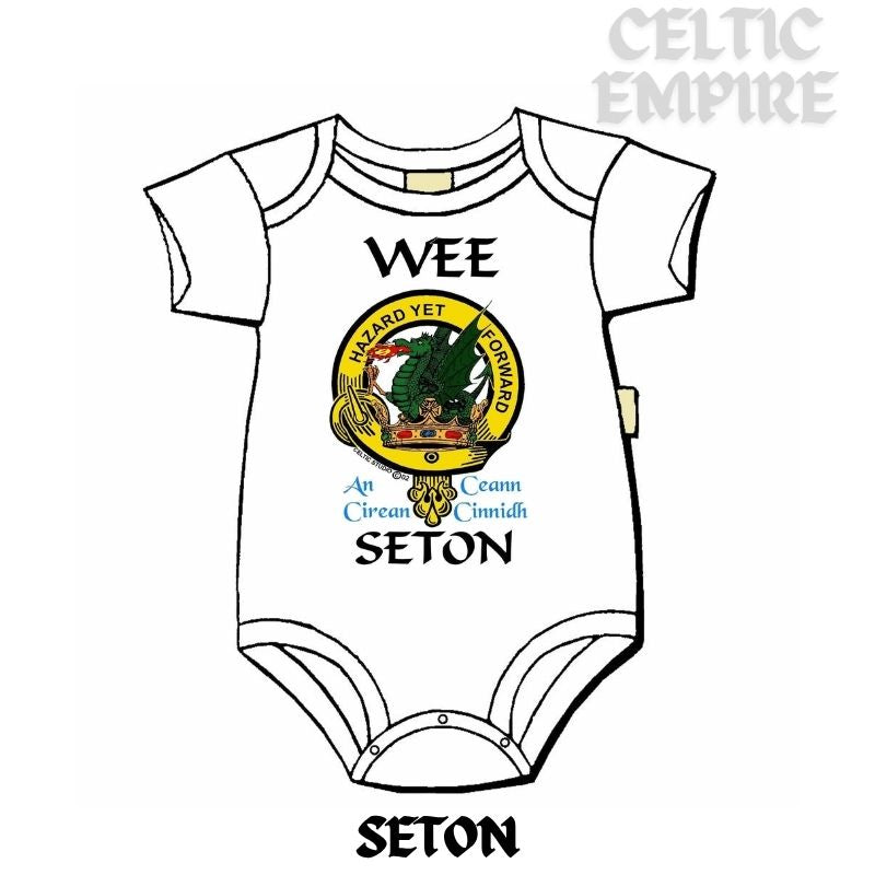 Seton Scottish Family Clan Crest Baby Jumper