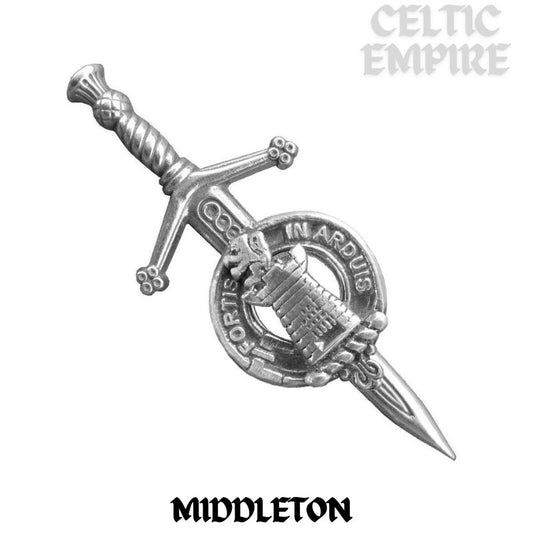 Middleton Scottish Small Family Clan Kilt Pin