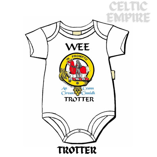 Trotter Scottish Family Clan Crest Baby Jumper