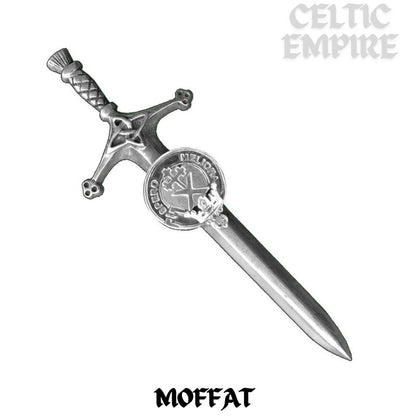 Moffatt Family Clan Crest Kilt Pin, Scottish Pin