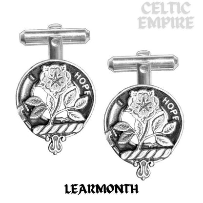 Learmonth Scottish Family Clan Crest Cufflinks