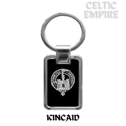 Kincaid Family Clan Black Stainless Key Ring