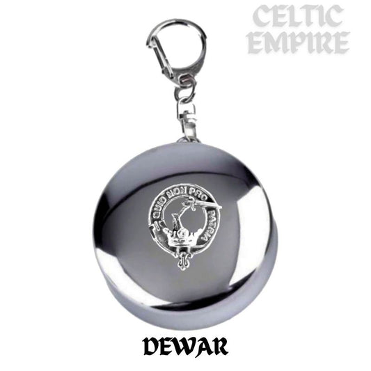 Dewar Scottish Family Clan Crest Folding Cup Key Chain