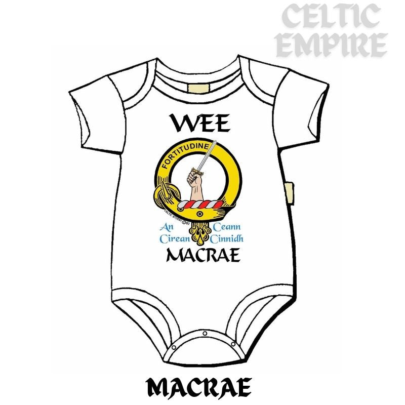 MacRae Scottish Family Clan Crest Baby Jumper