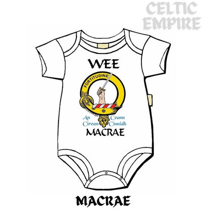 MacRae Scottish Family Clan Crest Baby Jumper