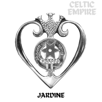 Jardine Family Clan Crest Luckenbooth Brooch or Pendant