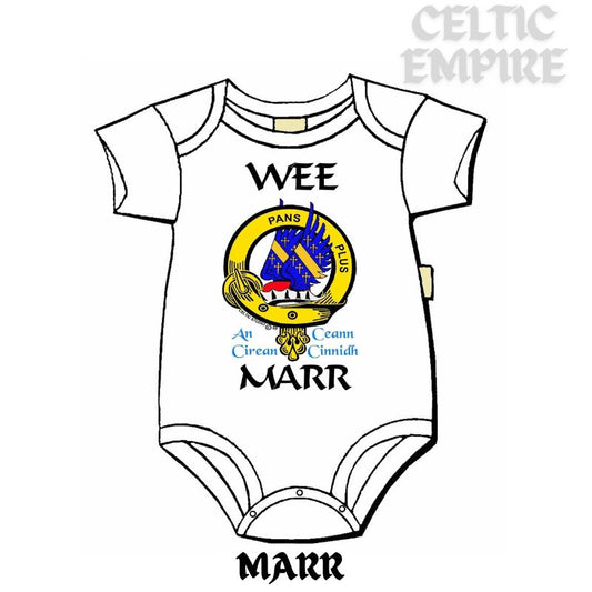 Marr Scottish Family Clan Crest Baby Jumper