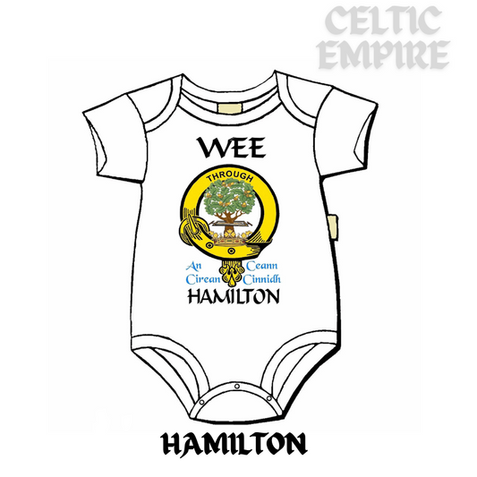 Hamilton Scottish Family Clan Crest Baby Jumper