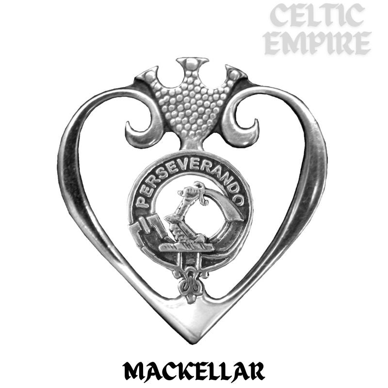 MacKellar Family Clan Crest Luckenbooth Brooch or Pendant