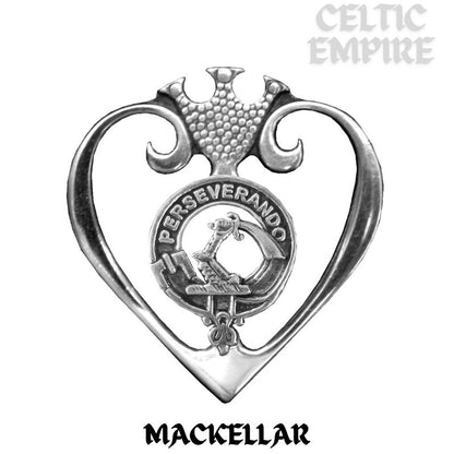 MacKellar Family Clan Crest Luckenbooth Brooch or Pendant